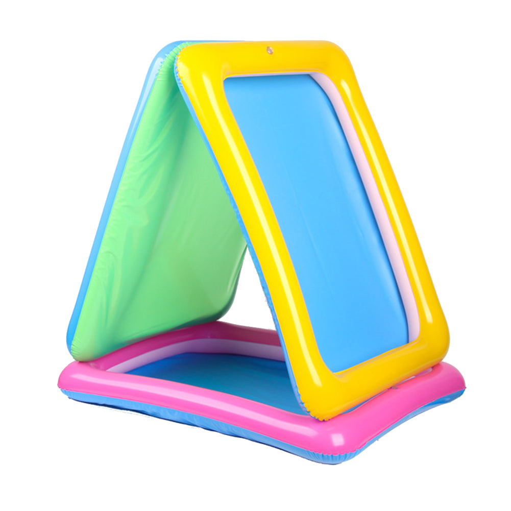 Outdoor Beach Kids Sand Mud Model Toys Storage Inflatable Pad Box Tray Y93241