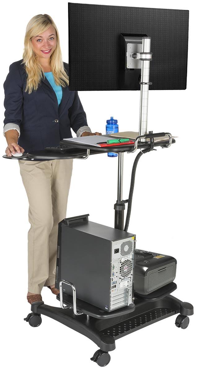 Heavy Duty Mobile LCD/LED AV Cart D2296