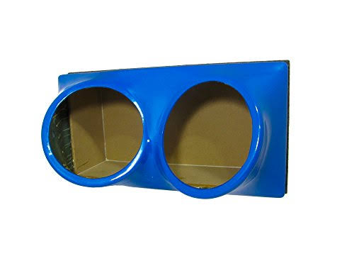 Blue 12x22 Sealed Subwoofer Speaker Box Enclosure C3536