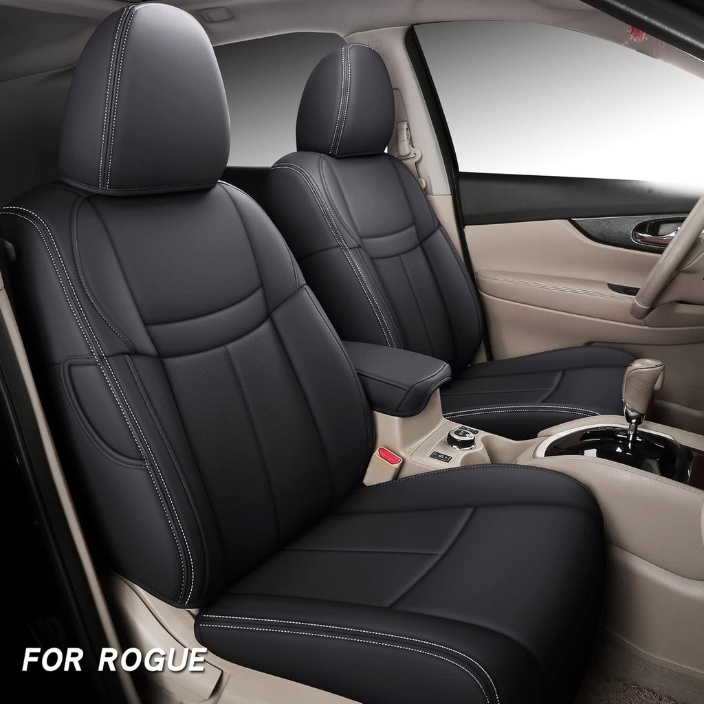 Faux Leather Custom Car Seat Covers Full Set J638522