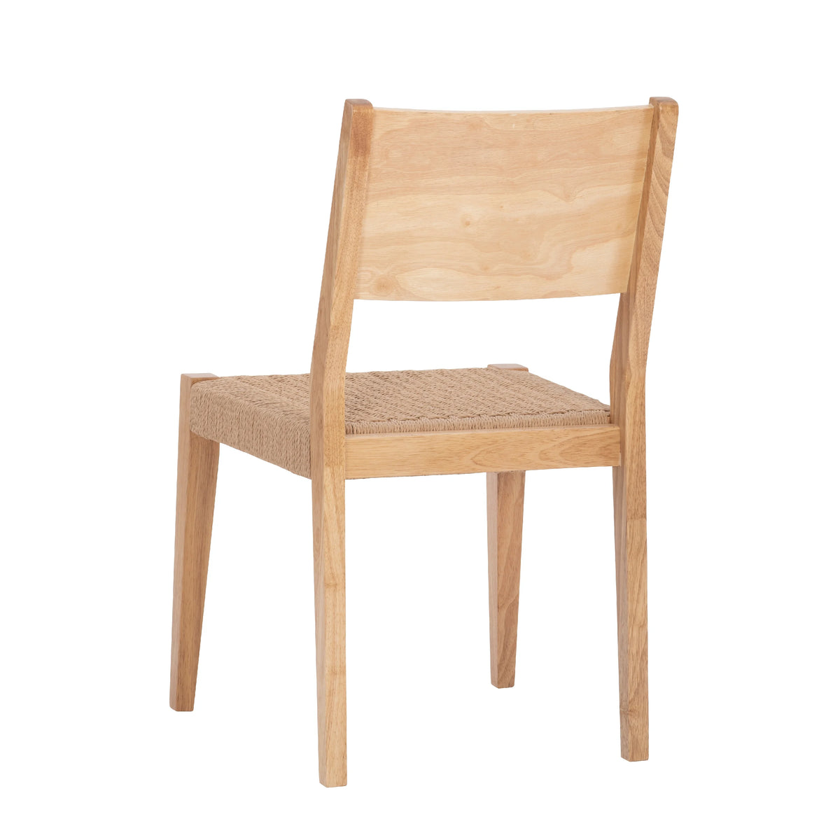 Natural Handwoven Rope Seat Dining Chair, Set of 2 C58098