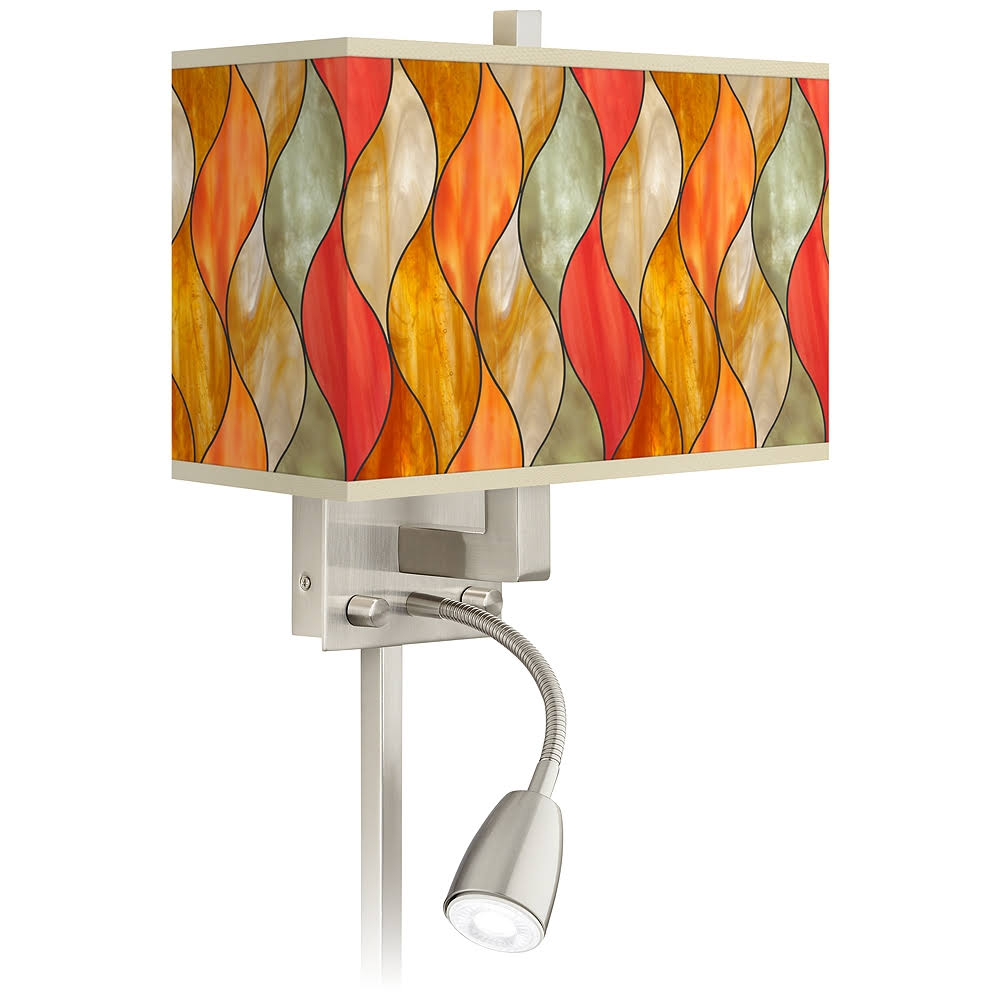 Plug-In LED Reading Light Sconce J936929