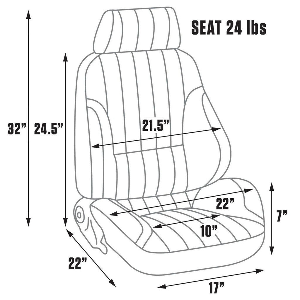 Rally Seat, Passenger, Vinyl H713