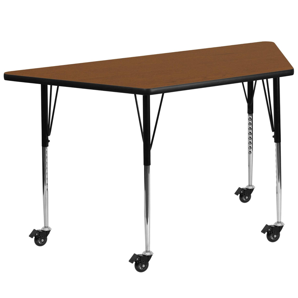 Grey Trapezoid Activity Table D56664