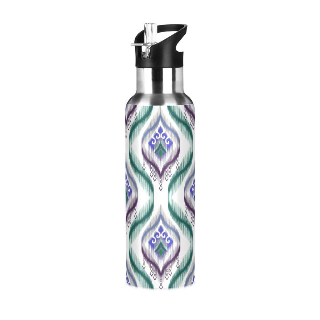 20 oz Stainless Steel Insulated Water Bottle with Straw Lid S51837