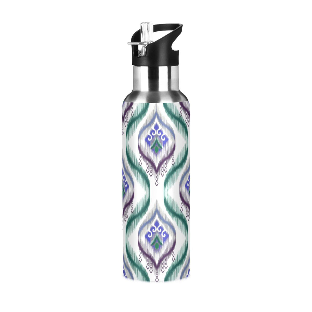20 oz Stainless Steel Insulated Water Bottle with Straw Lid S51837