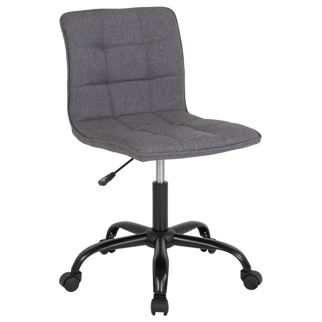 Gray Fabric Office Task Chair U3661