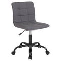 Gray Fabric Office Task Chair U3661