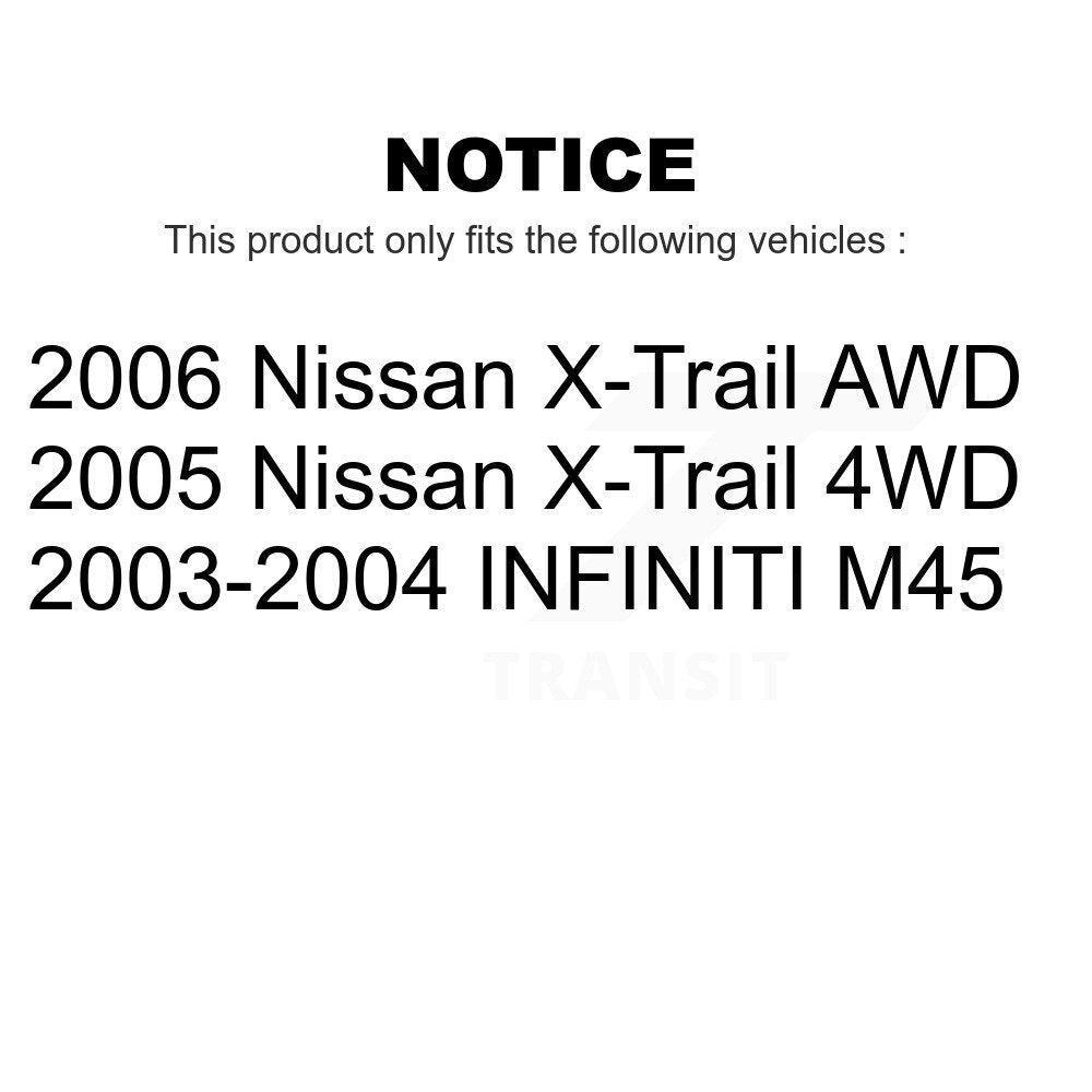 Rear Wheel Bearing Pair I542