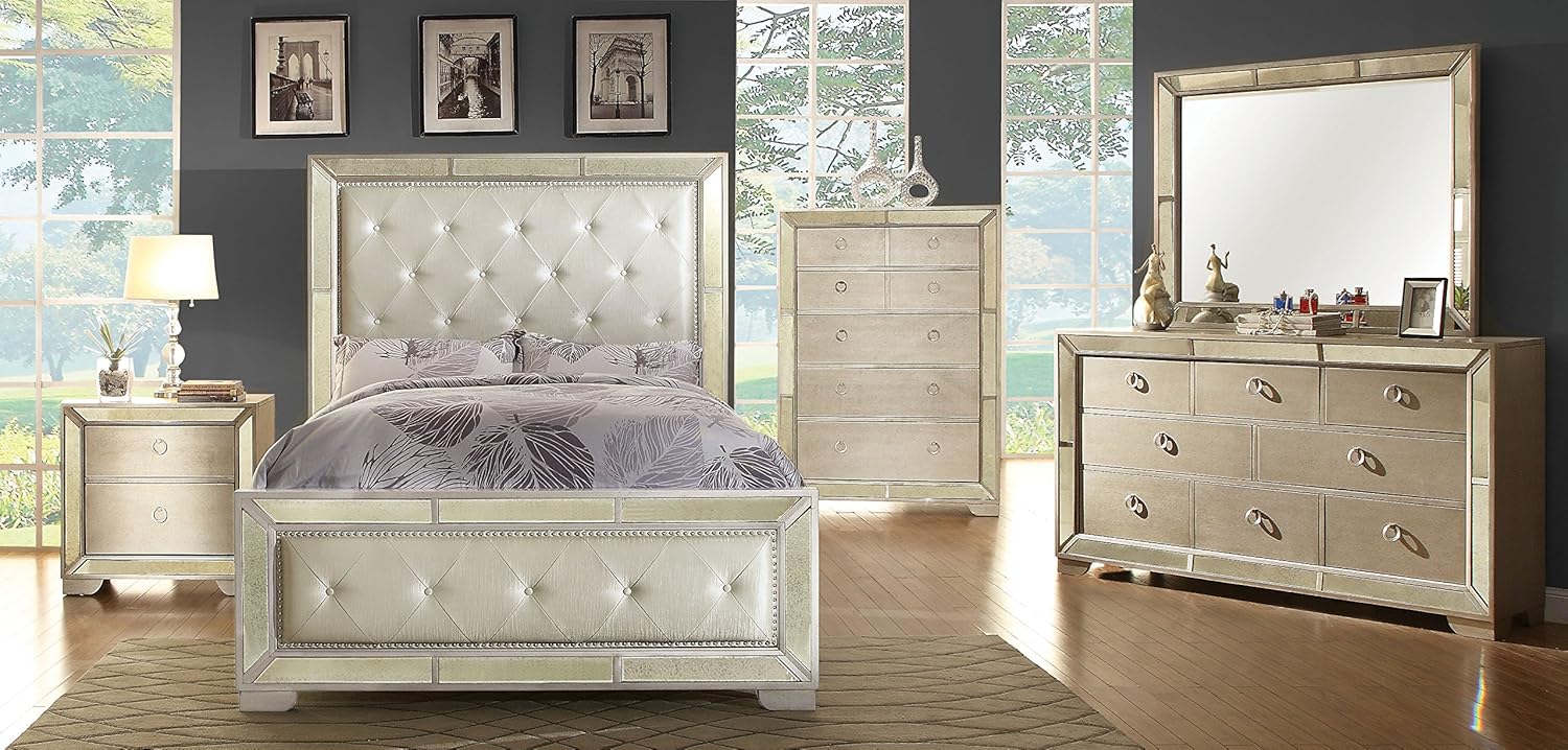 Silver Night Stand V50665