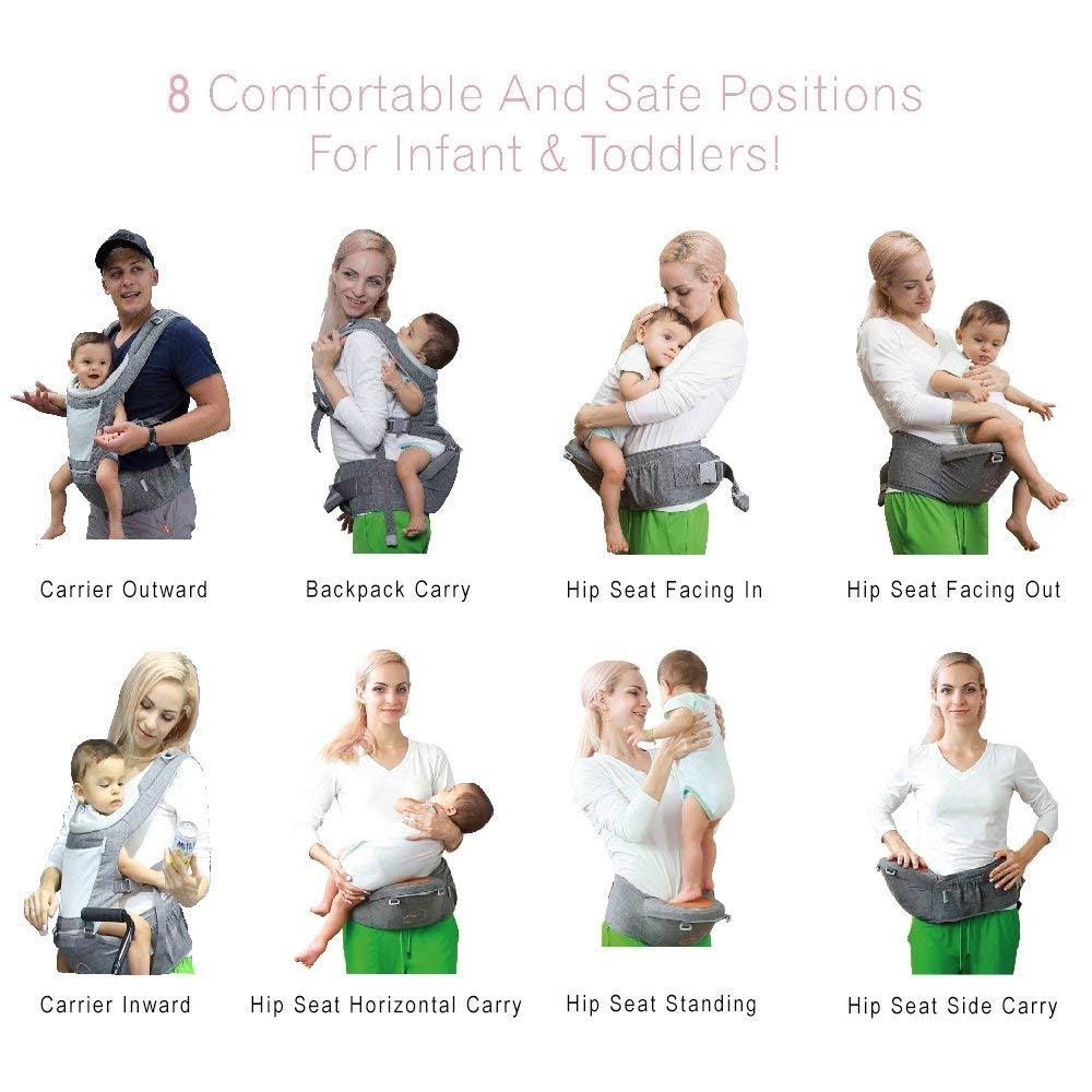 Ergonomic Baby Carrier with Hip Seat I208