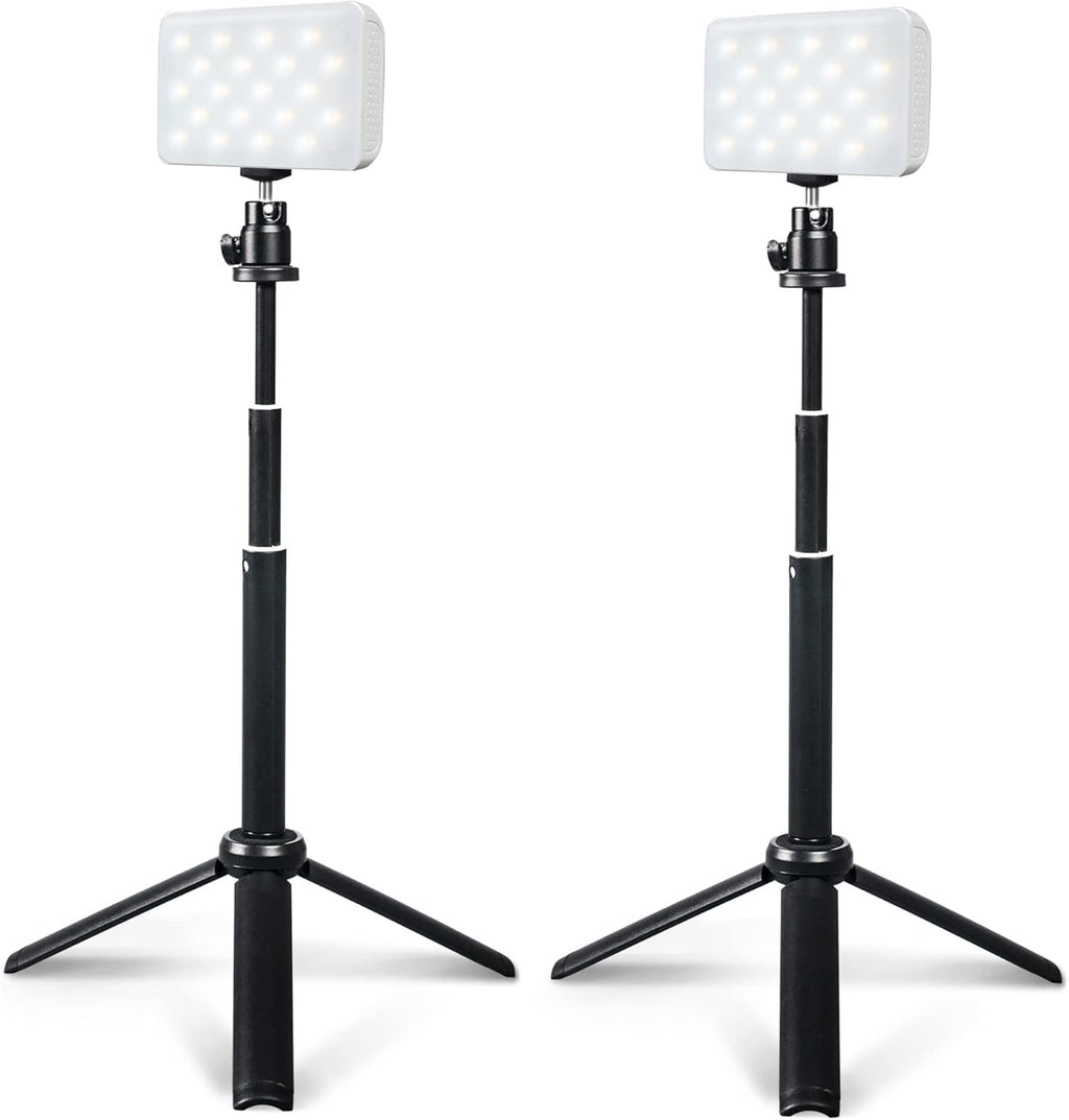 RGB LED Camera Light, Portable Rechargeable On-Camera Video Lighting, CRI95+ 2800K-6800K J136