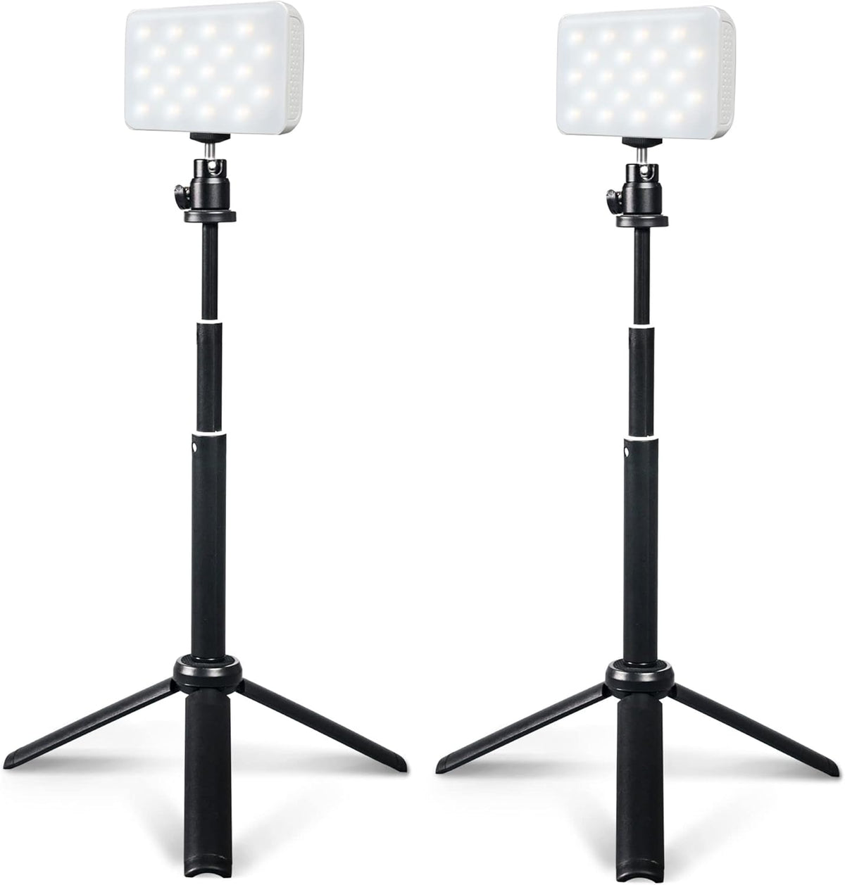 RGB LED Camera Light, Portable Rechargeable On-Camera Video Lighting, CRI95+ 2800K-6800K J136
