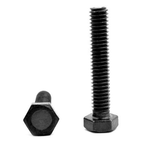 M10 x 1.50 x 60 mm Coarse Thread DIN 933 Class 10.9 Hex Cap Screw Alloy Steel Black Oxide Pk 100 Z3255
