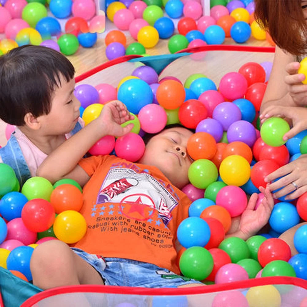 50pcs Colorful Ocean Water Pool Ball Swim Toy Q3416