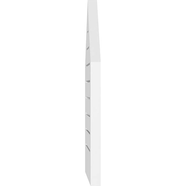Peaked Top Surface Mount PVC Gable Vent L9852