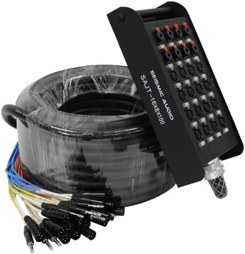 16 Channel 100' XLR Snake Cable with 1/4 Returns C5947