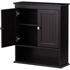 White Wooden Bathroom Wall Storage Cabinet N8332