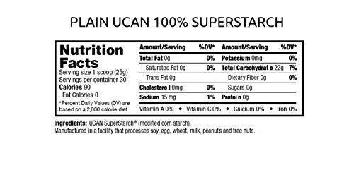 Plain SuperStarch Tub - 30 Servings N7149