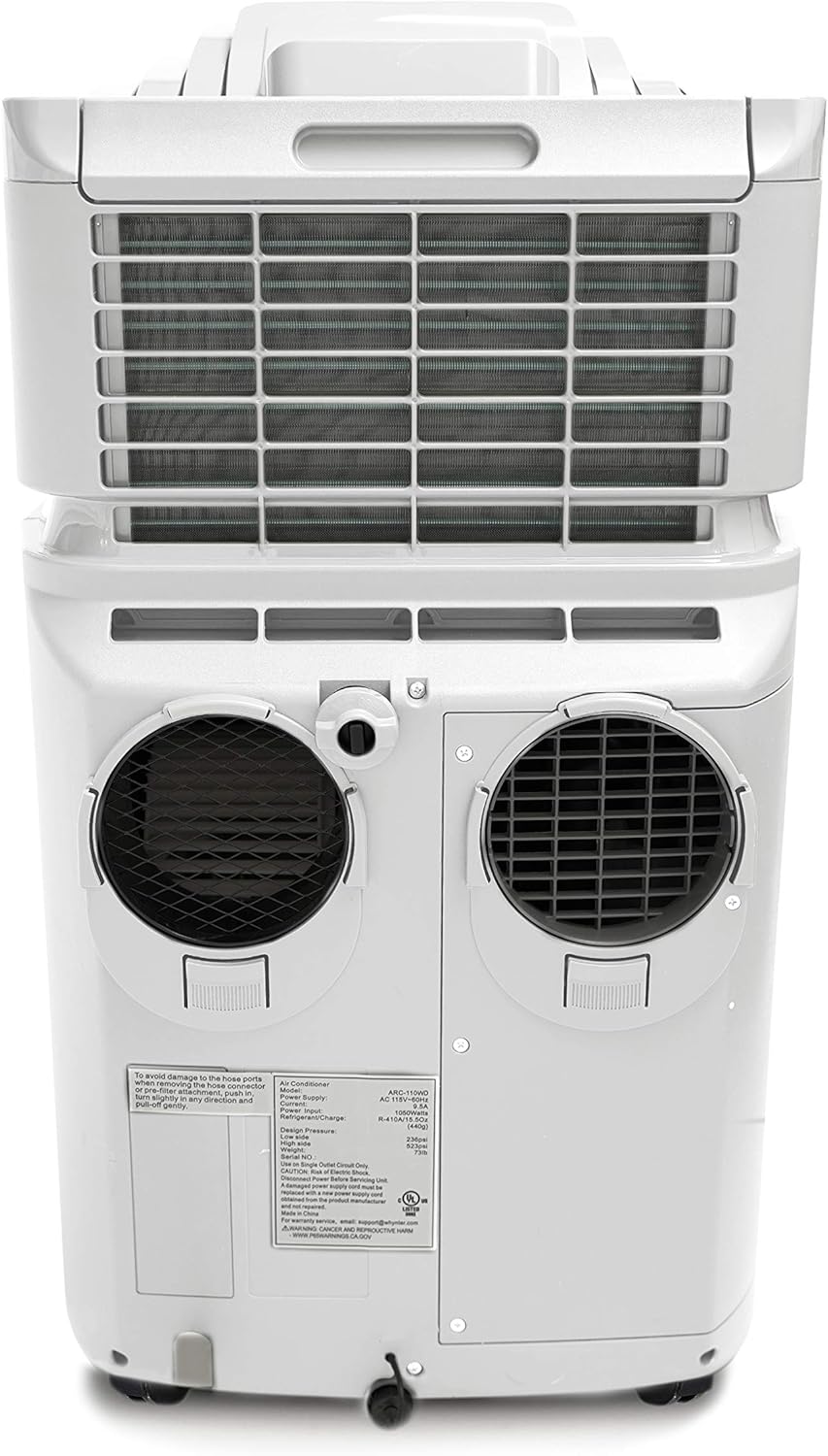 11,000 BTU Portable Air Conditioner with Activated Carbon Filter and Storage Bag Q7130