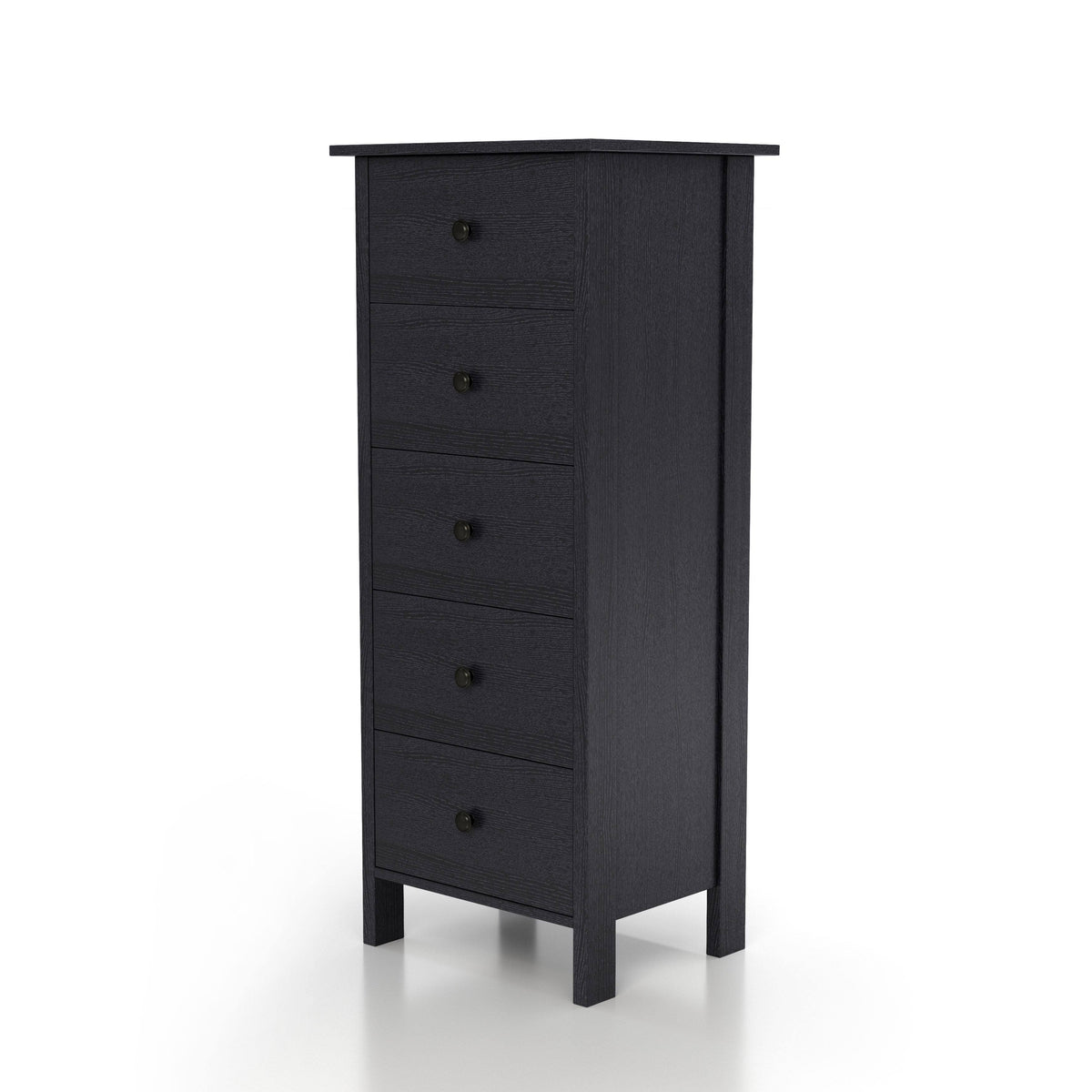 White 5-Drawer Chest J177