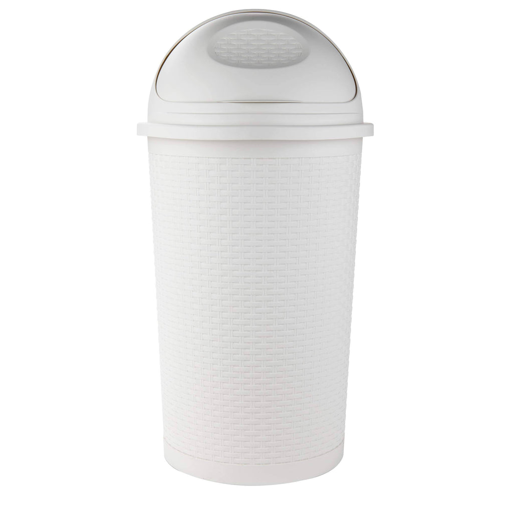 Rattan 55-Liter Trash Can with Lid R910367