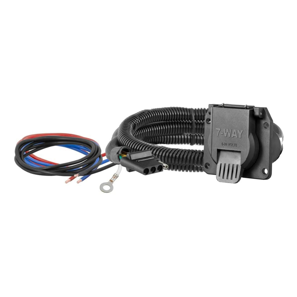 4-Way Flat Vehicle to 7-Way RV Blade Electrical Adapter S53918