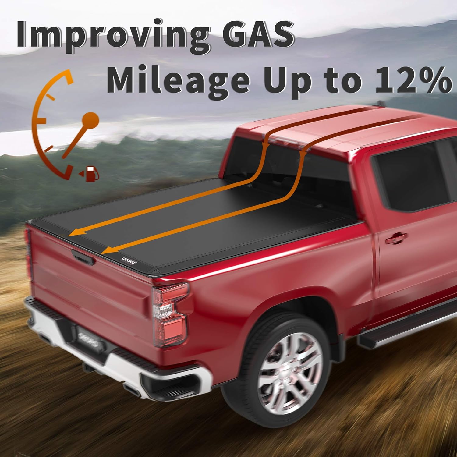 Soft Tri-Fold Truck Bed Tonneau Cover E293796