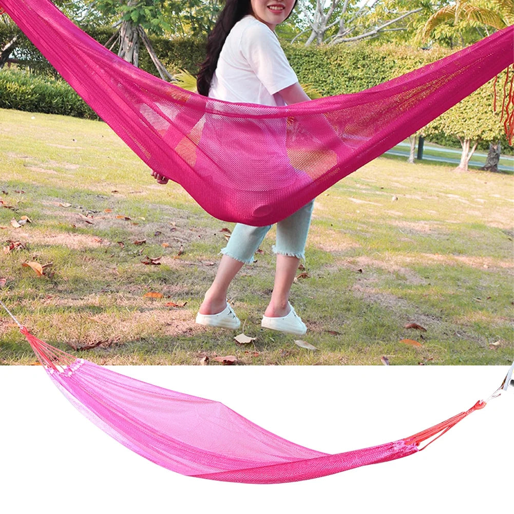 Hamaca portátil de Tela de Malla Transpirable para Patio T60854