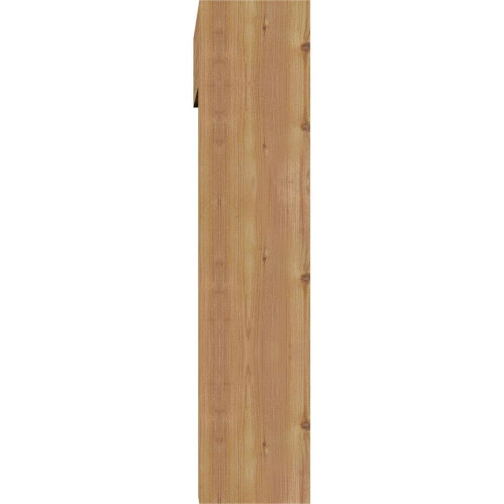 7 1/2x22W x 34x22D x 34x22H Imperial Block Smooth Bracket w/ Offset Brace, Western Red Ceda S272139