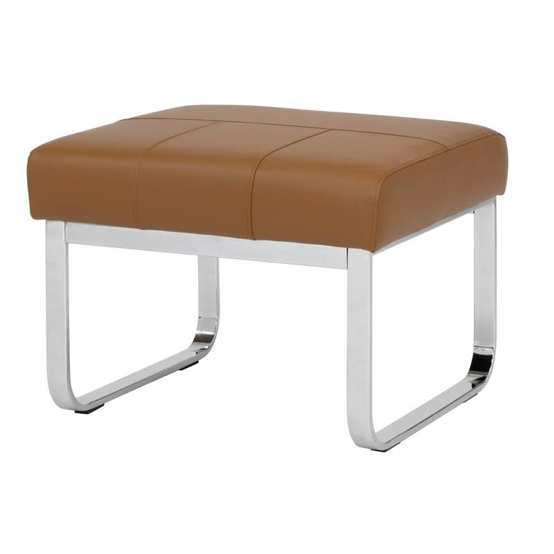 Caramel Brown 2-Piece Accent Chair and Ottoman Set G757