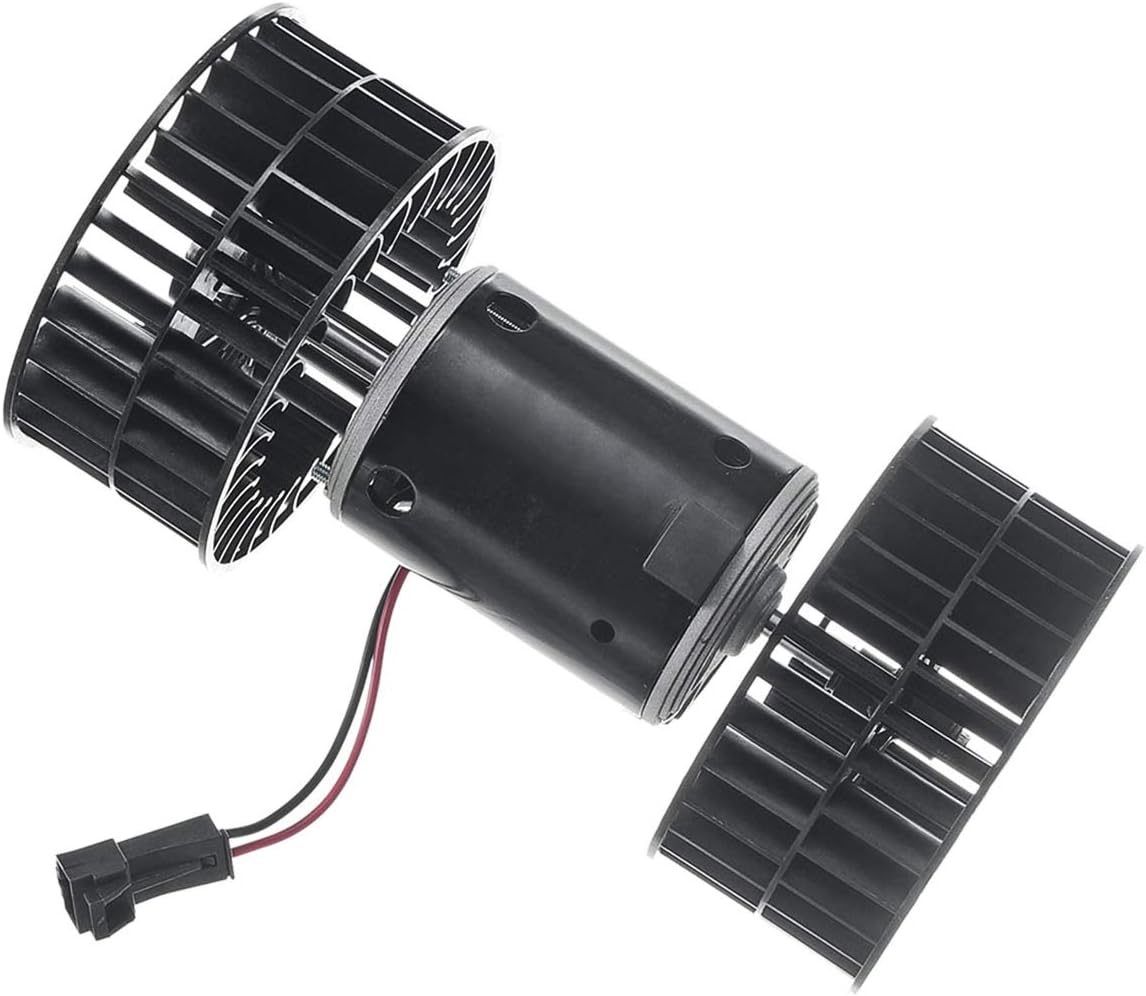 Heater Blower Motor with Fan Cage, Single Speed 12V, Pack of 2 A717255