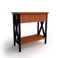 Cherry Flip-Top End Table F78320