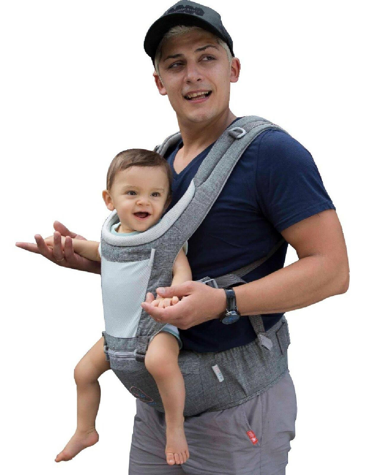 Ergonomic Baby Carrier with Hip Seat I208
