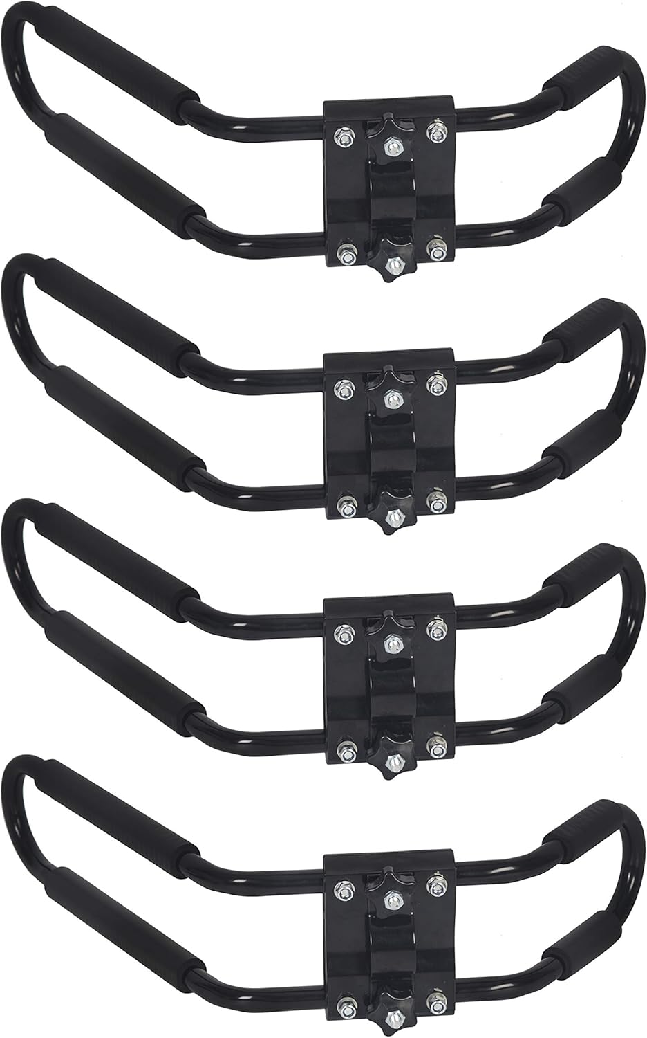 Kayak Roof Rack J-Bar Carrier Canoe Boat Rack Surf Ski Roof Rack Top Mount Car SUV Truck Crossbar 2 Pairs A313463