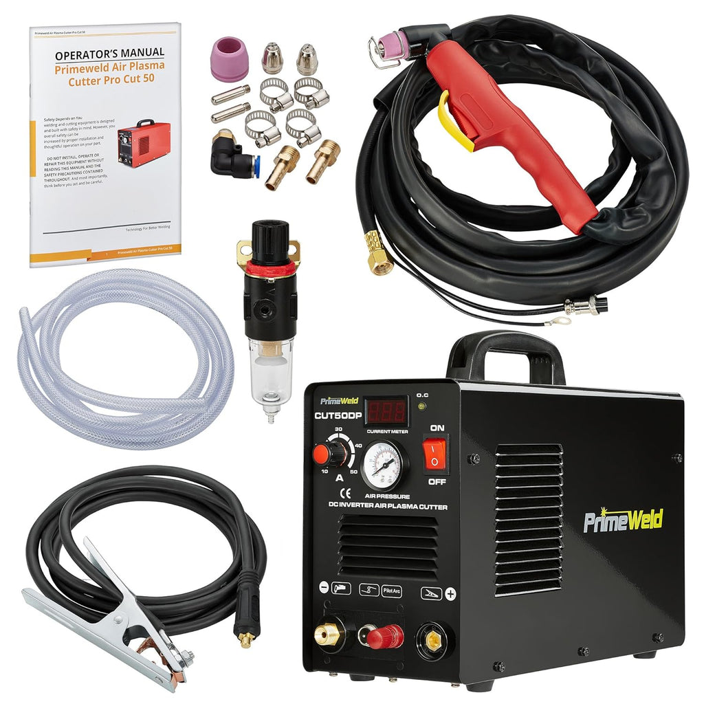 Plasma Cutter with Non-Touch Pilot Arc, Dual-Voltage, 1/2" Clean Cut E969428