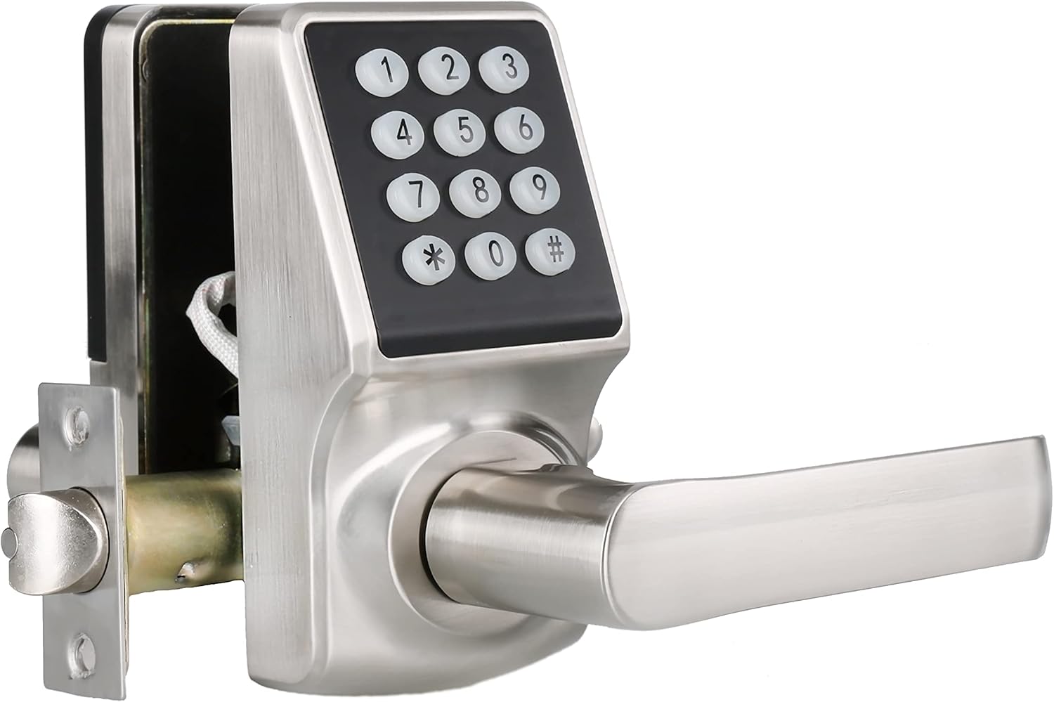 Keyless Entry Electronic Keypad Door Lock with Handle Q620958