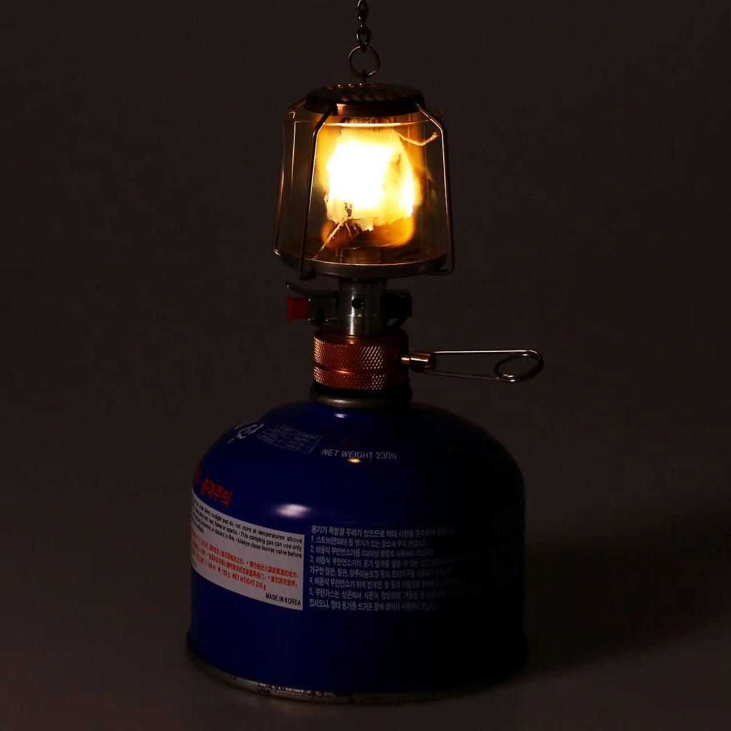 Outdoor Portable Camping Gas Lantern with 3 Mantles and Adapter N6180