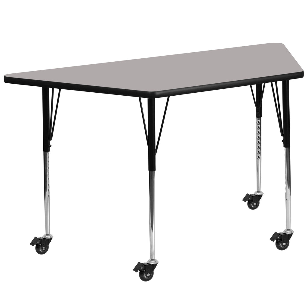 Grey Trapezoid Activity Table D56664