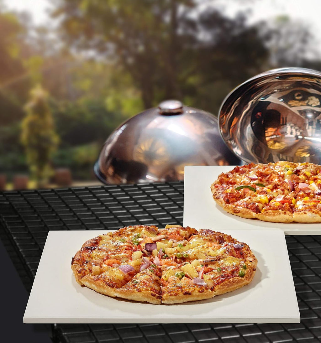 16" Rectangular Cordierite Pizza Stone (2 Pack) K894497