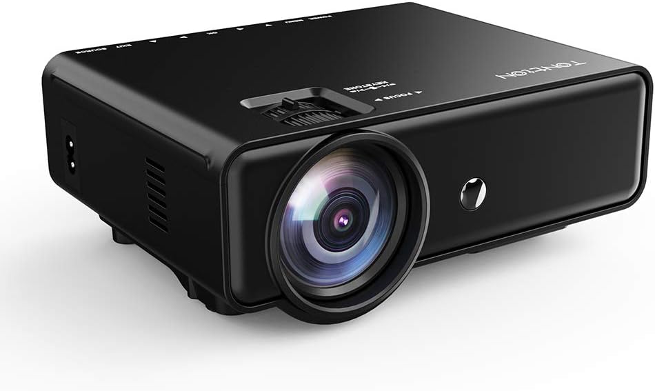 Video Projector with HDMI Cable, Support 1080P/TV/VGA/USB/AV/Laptop/Phone L275897