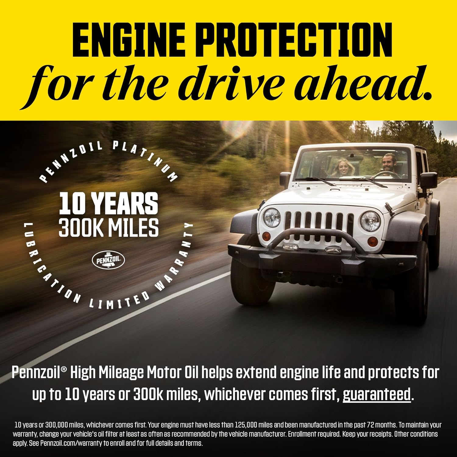 High Mileage Synthetic Blend 5W-30 Motor Oil (1-Quart, Pack of 2) E362