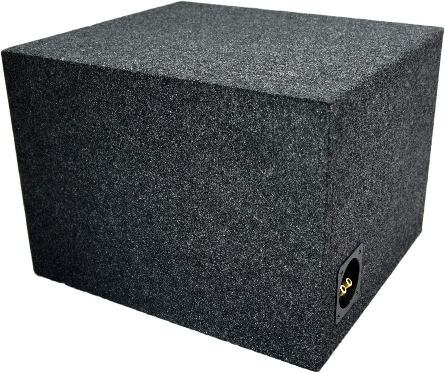 Single 12" Vented Subwoofer Sub Box Ported Enclosure 5/8" MDF Pack of 2 R34029