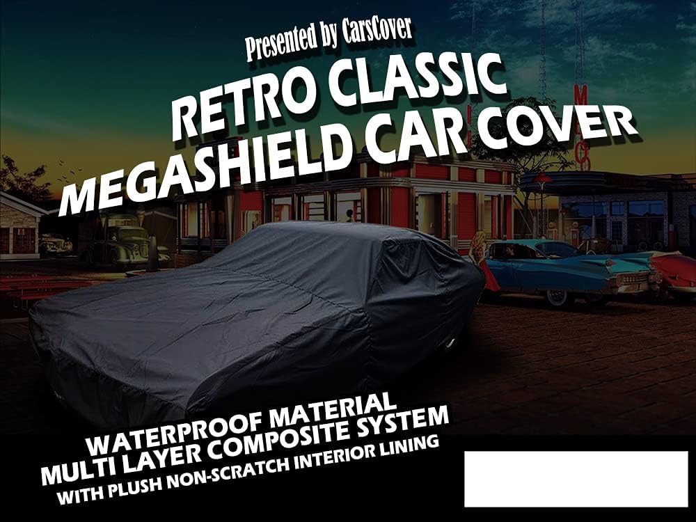 Retro Classic Heavy Duty All Weatherproof Waterproof Car Cover (Fit up to 215 inch Length) L5010