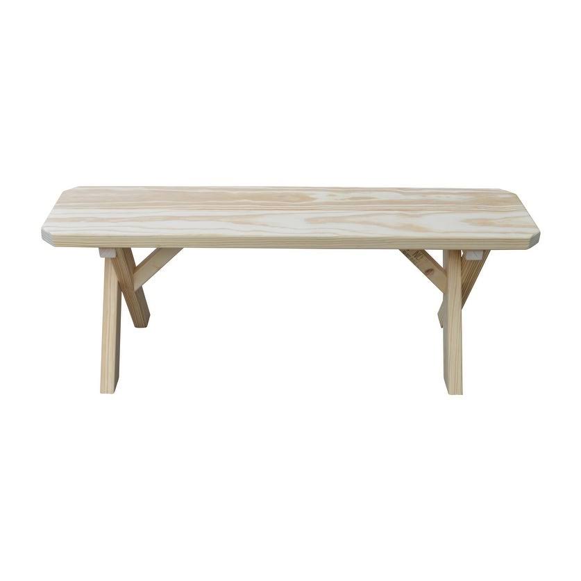 Caribbean Blue Crossleg Bench K3320