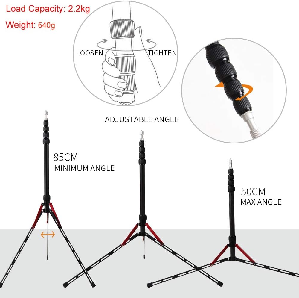 Portable Aluminum Lightweight 220cm Tripod with Carrying Bag L115821
