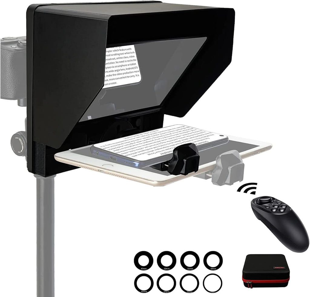 10 Folding Teleprompter for DSLR Smartphone and Tablet E27394