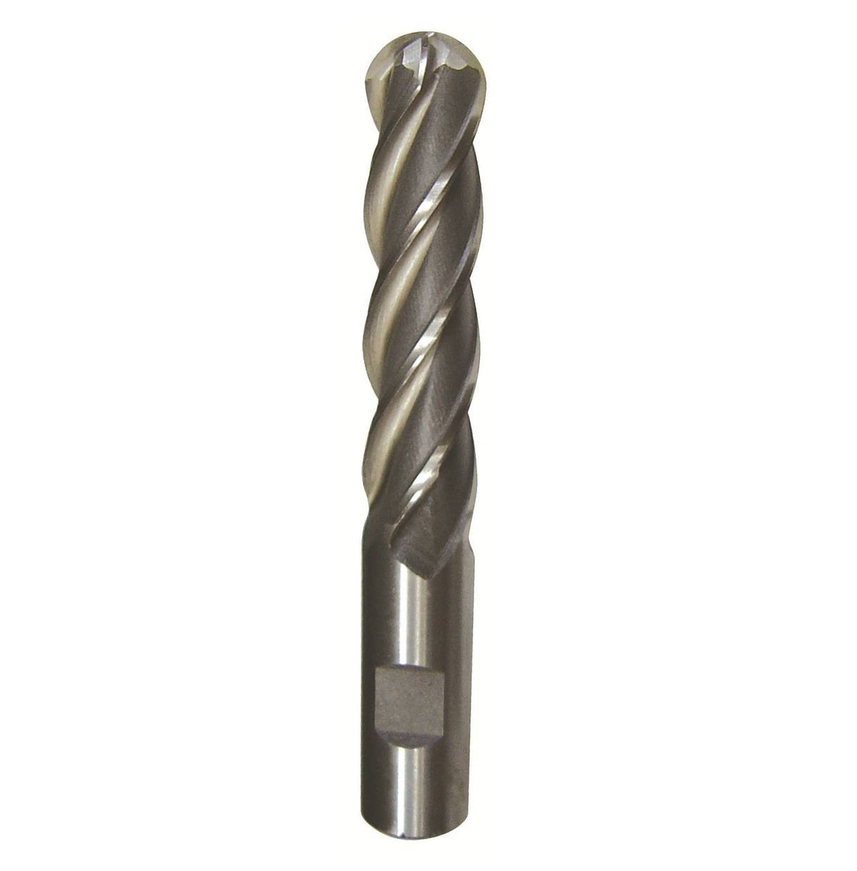 17/32x22 4 Flute Carbide Uncoated Bright Ball End Mill F8934