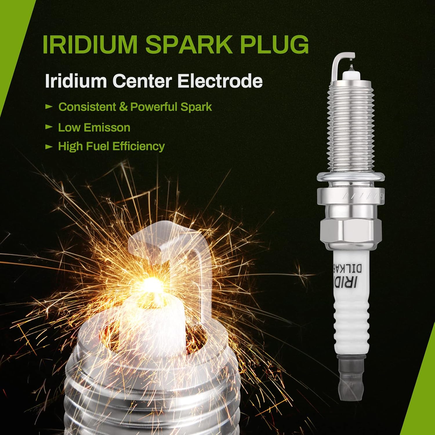Ignition Coils and Iridium Spark Plugs Set of 4 Pack of 2 I215832