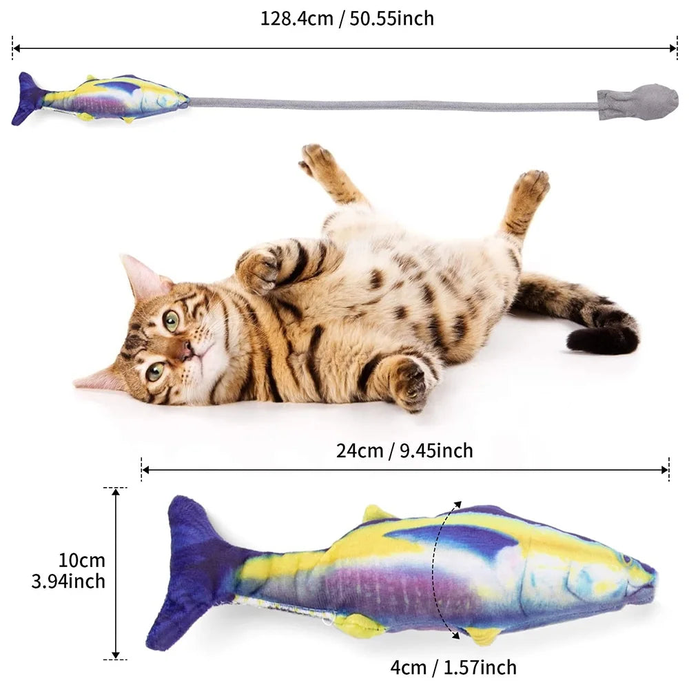 Wiggle Fish Catnip Plush Cat Toy M72121